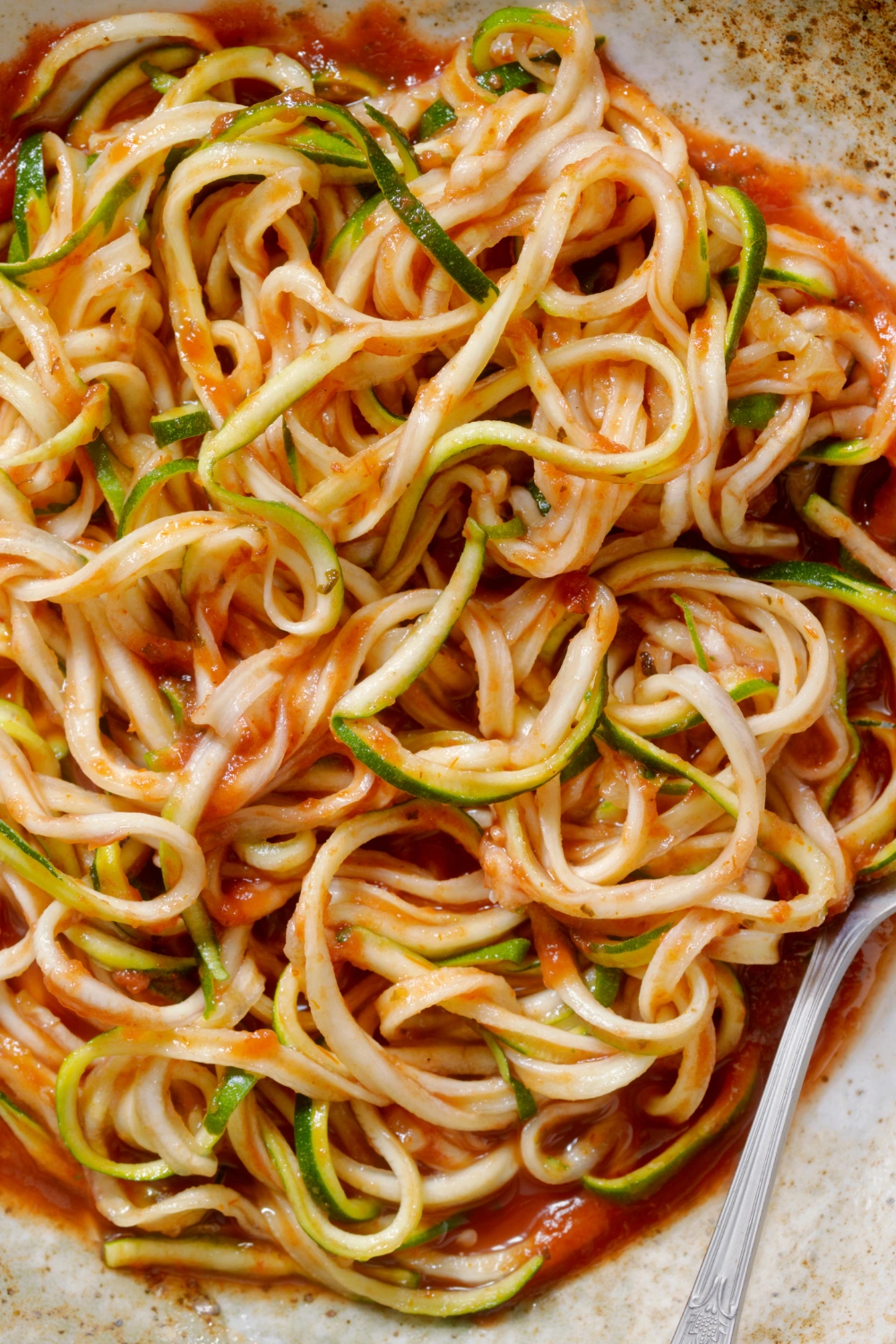 Zucchini Noodles with Marinara
