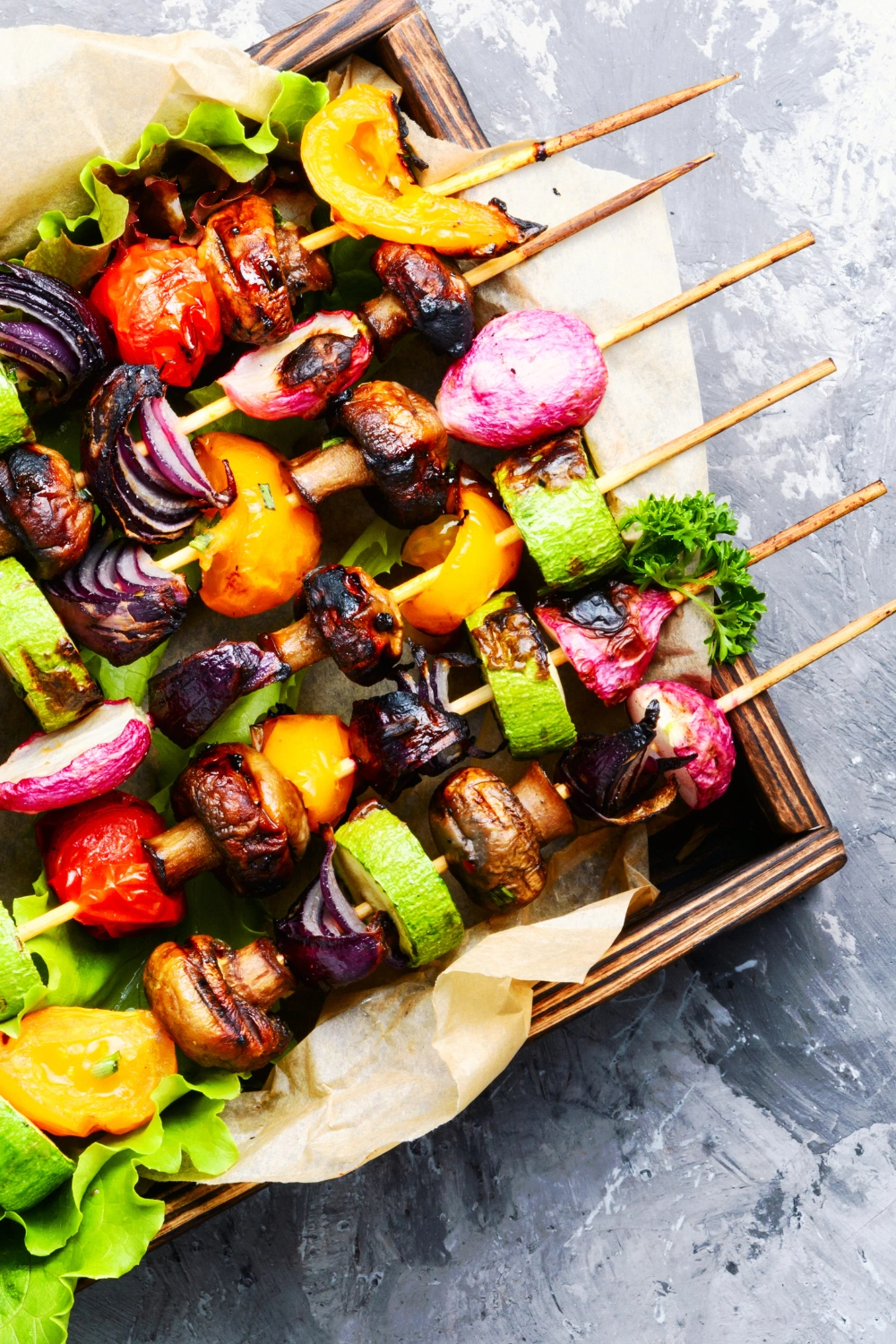 15 Refreshing Summer Dinner Recipes 4 3. Summer Veggie Skewers with Lemon Herb Marinade