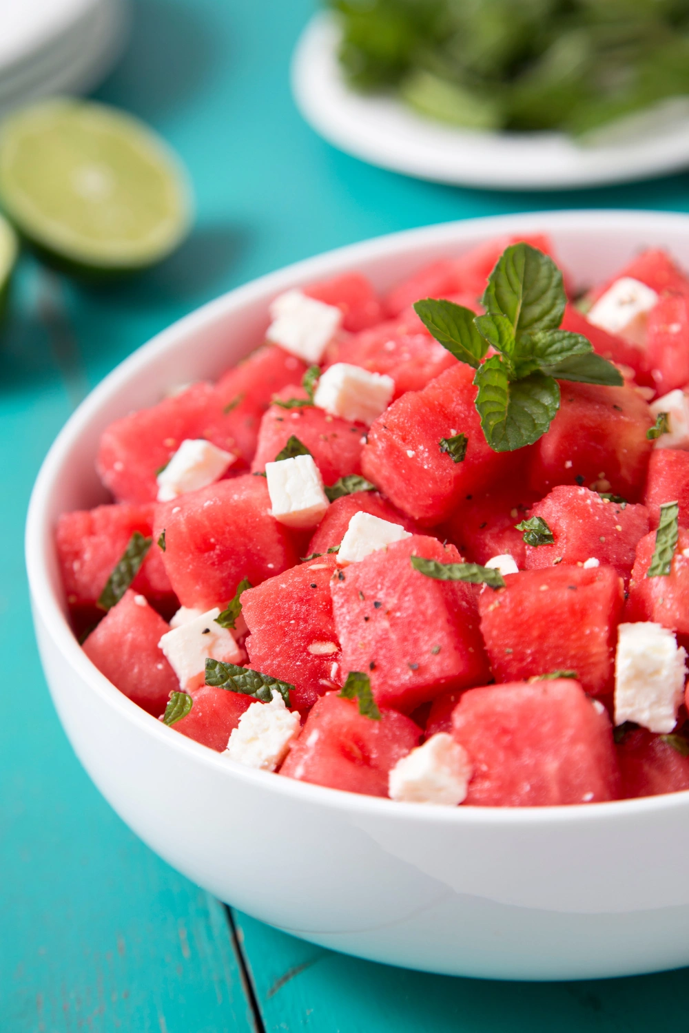 15 Refreshing Summer Dinner Recipes 6 5. Watermelon and Feta Salad with Grilled Chicken