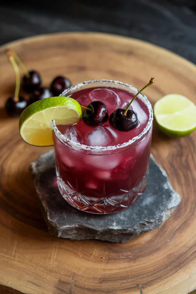 Black Cherry Margarita Dark & Dreamy Cocktail Recipe