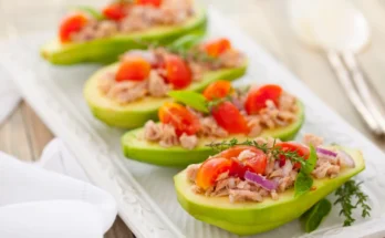 Caprese Stuffed Avocados