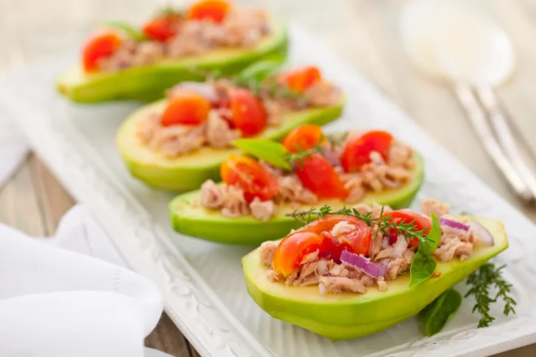 Caprese Stuffed Avocados