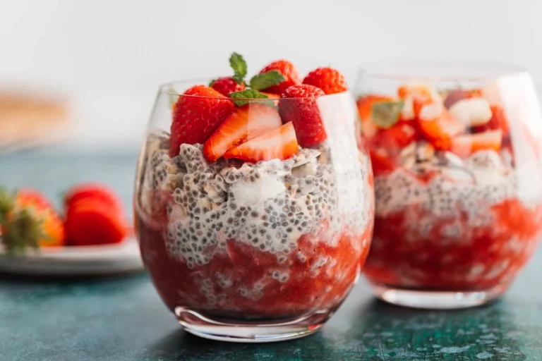 Chia Seed Pudding with Mixed Berries