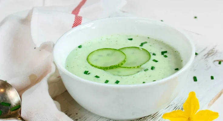 Chilled Cucumber and Yogurt Soup