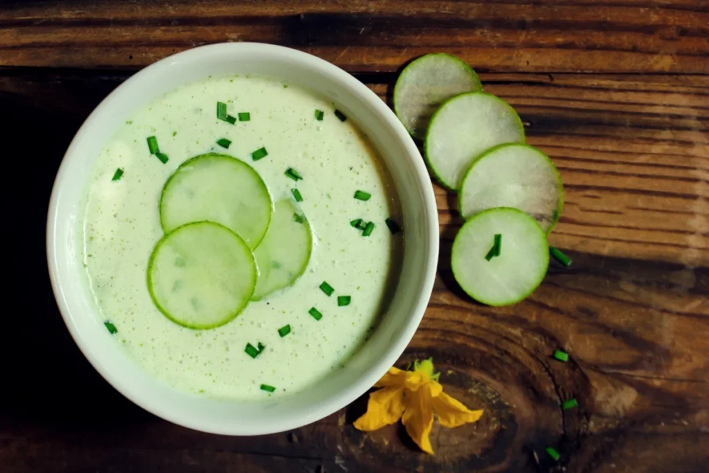 Chilled Cucumber and Yogurt Soup (2)