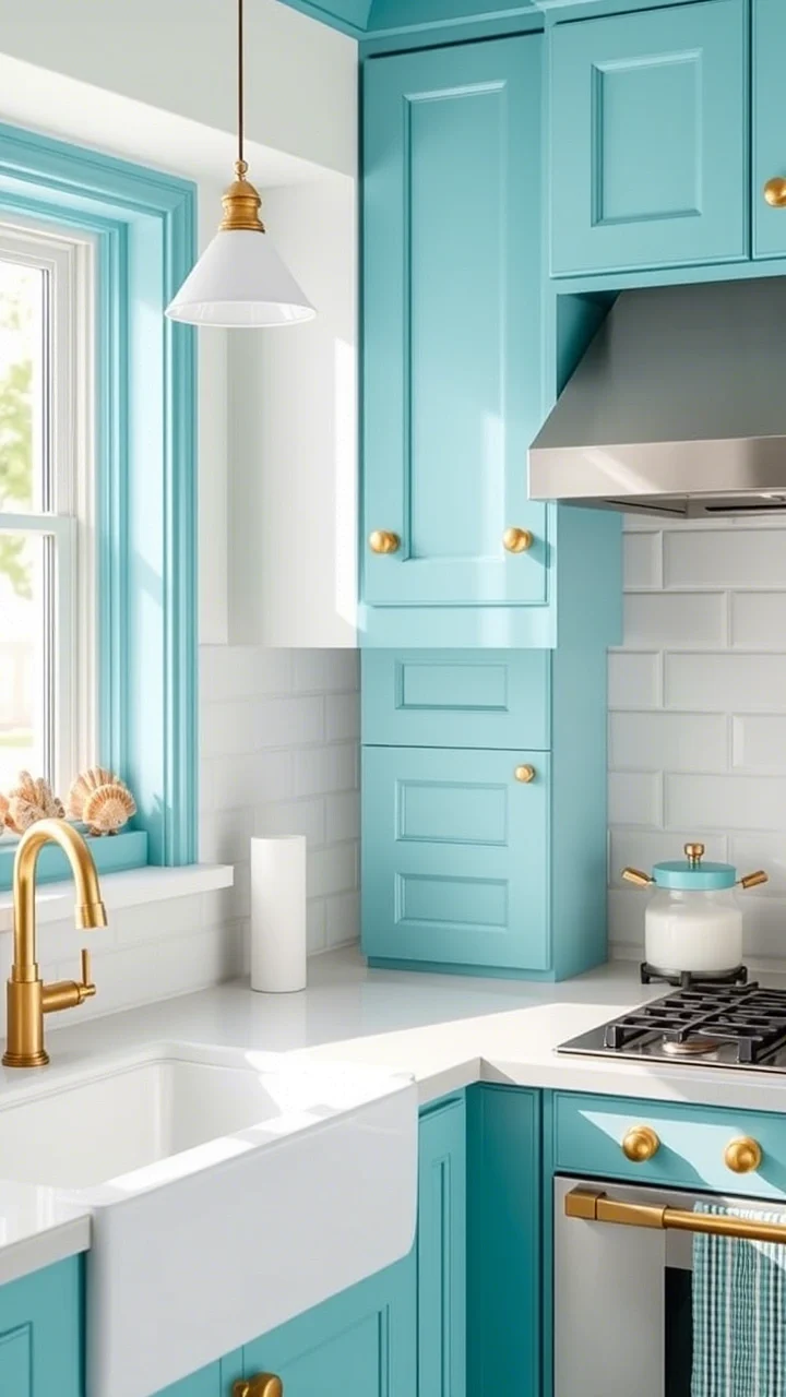 Coastal Blue Kitchen