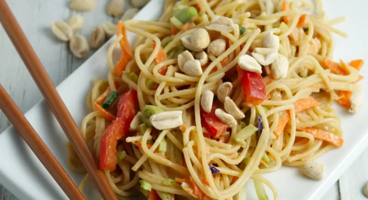 Cold Peanut Noodle Salad (2)