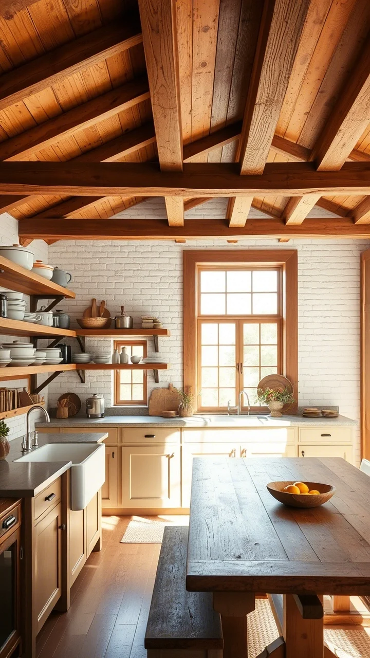 Farmhouse Rustic Kitchen