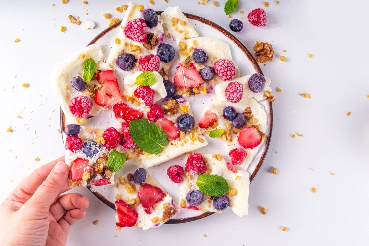 Frozen Yoghurt Bark