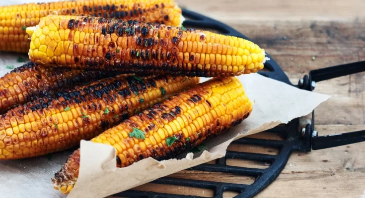 Grilled Corn on the Cob with Chili Lime Butter