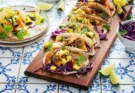 Grilled Shrimp Tacos with Mango Salsa