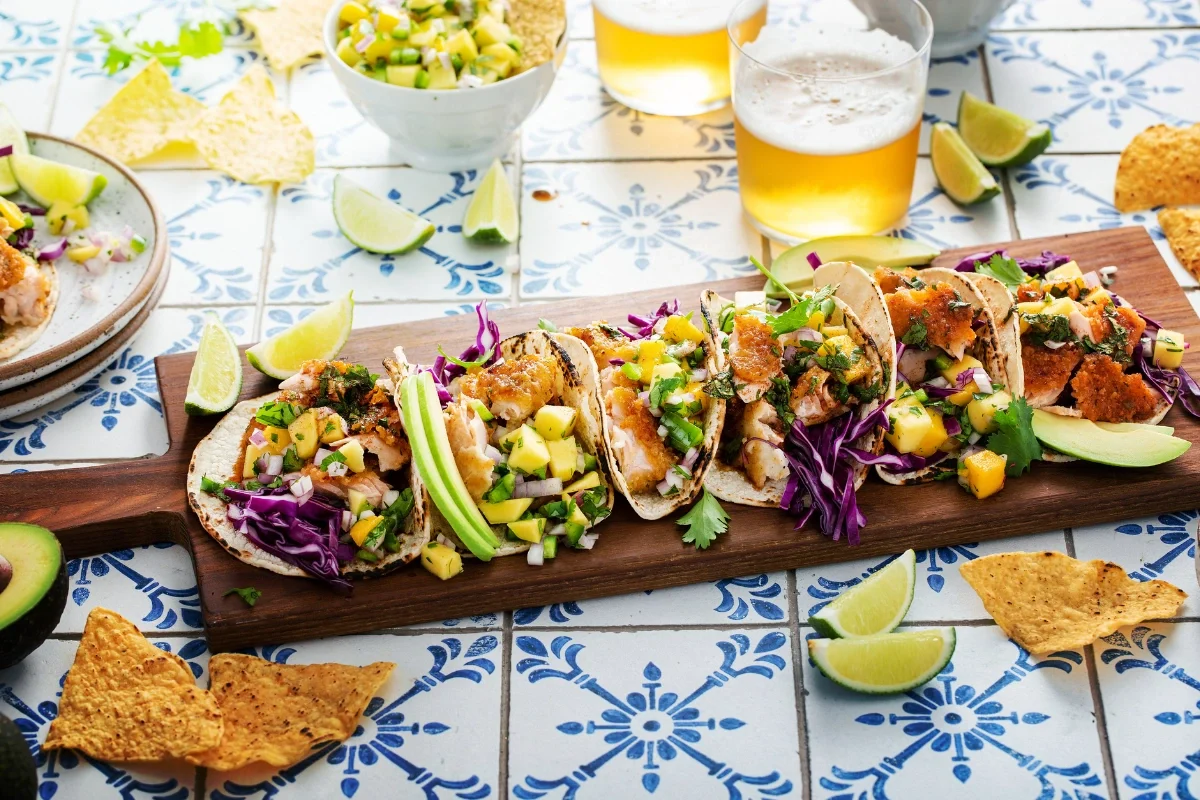 Grilled Shrimp Tacos with Mango Salsa (2)