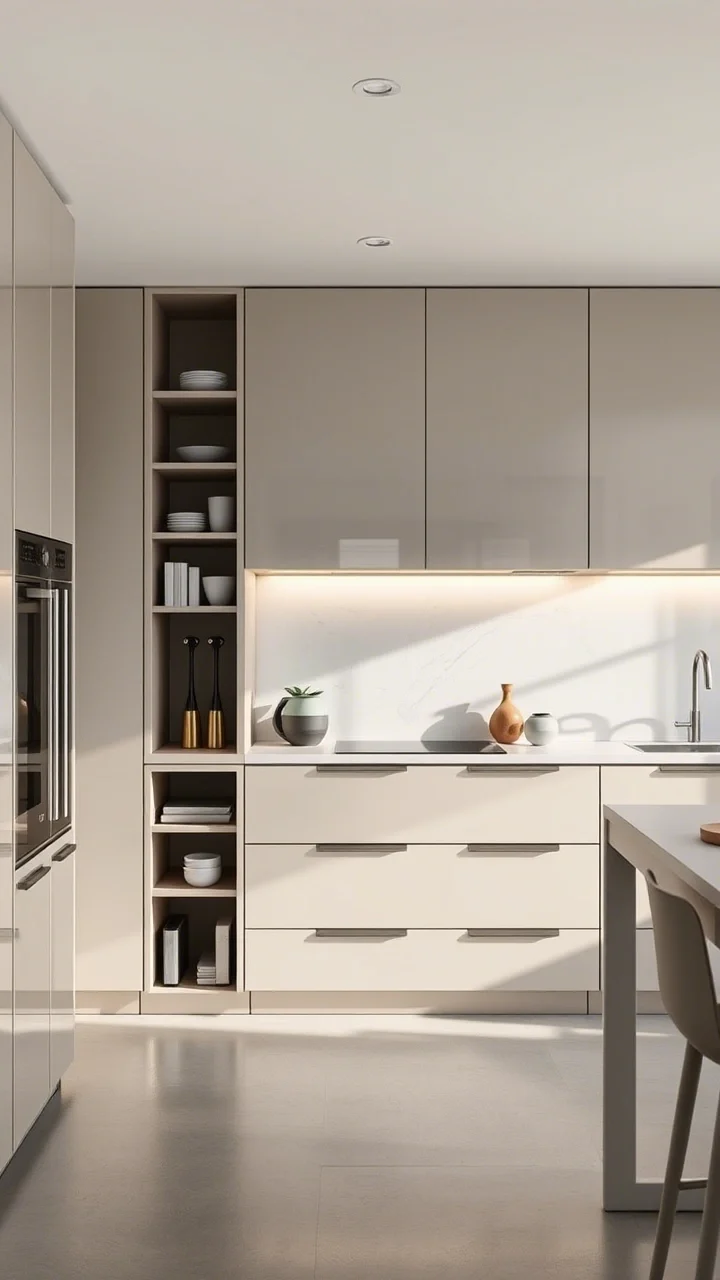 Kitchen with Hidden Storage