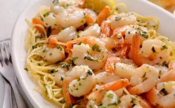 Lemon Garlic Butter Shrimp Pasta