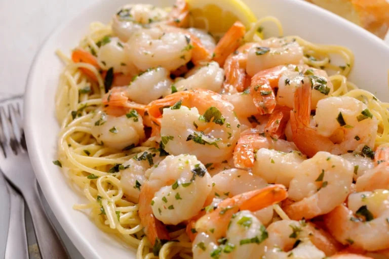 Lemon Garlic Butter Shrimp Pasta