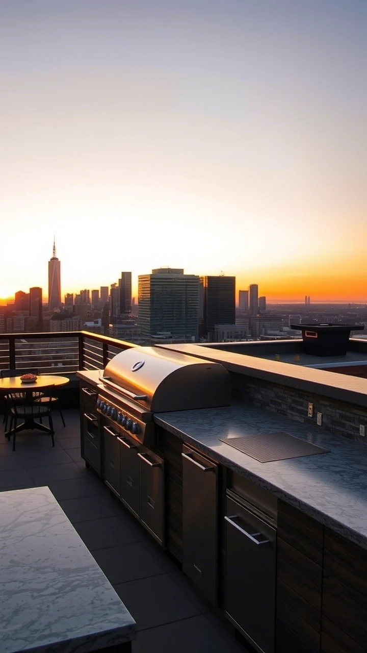 Rooftop Outdoor Kitchen
