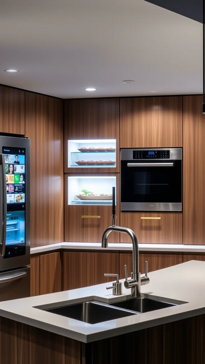 Smart Kitchen with Tech Integration