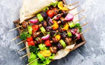 Summer Veggie Skewers with Lemon Herb Marinade (2)