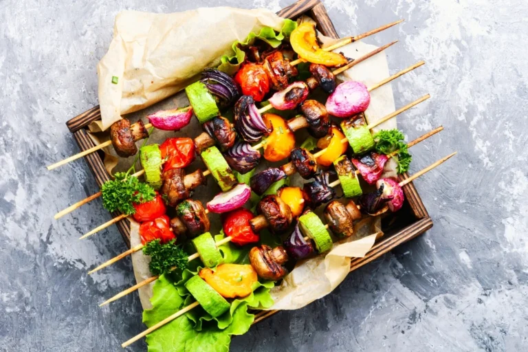 Summer Veggie Skewers with Lemon Herb Marinade (2)
