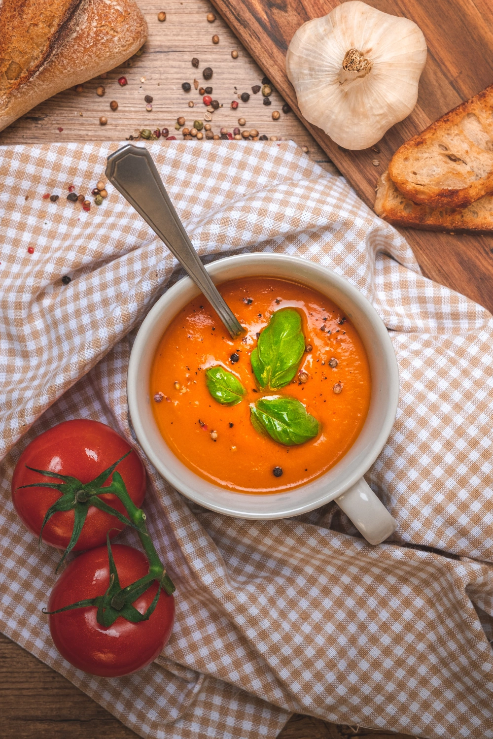 15 Refreshing Summer Dinner Recipes 14 Tomato Basil Soup with Crusty Bread