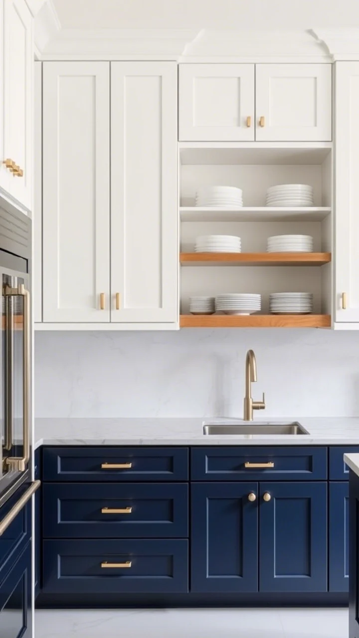 Two Tone Cabinet Kitchen