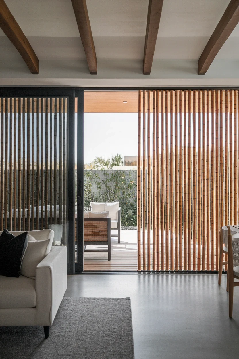 Bamboo Vertical Blinds