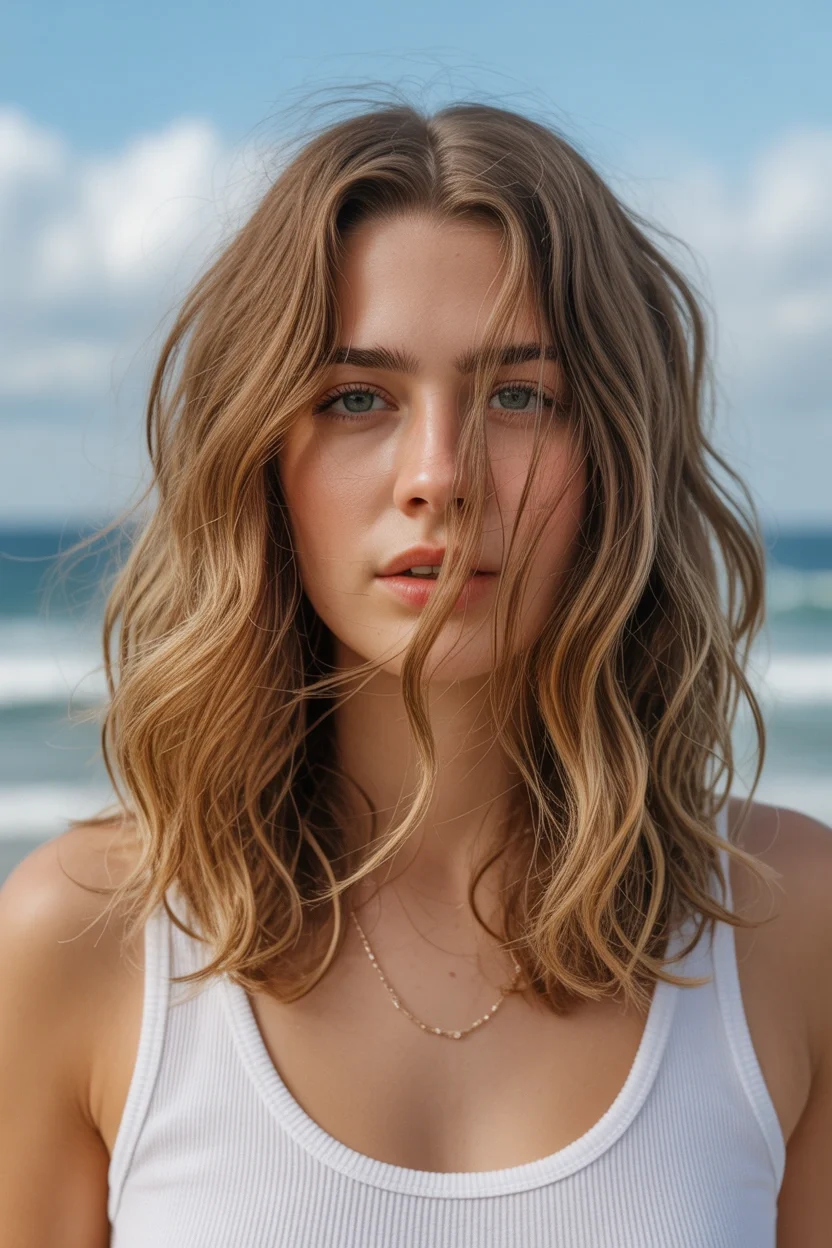 Beach Waves with Sea Salt Spray