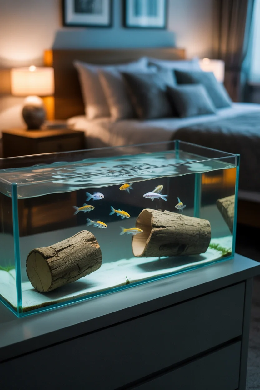 Bedroom Floating Log Tranquility