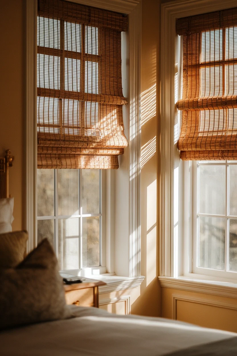 Classic Roll Up Bamboo Shades