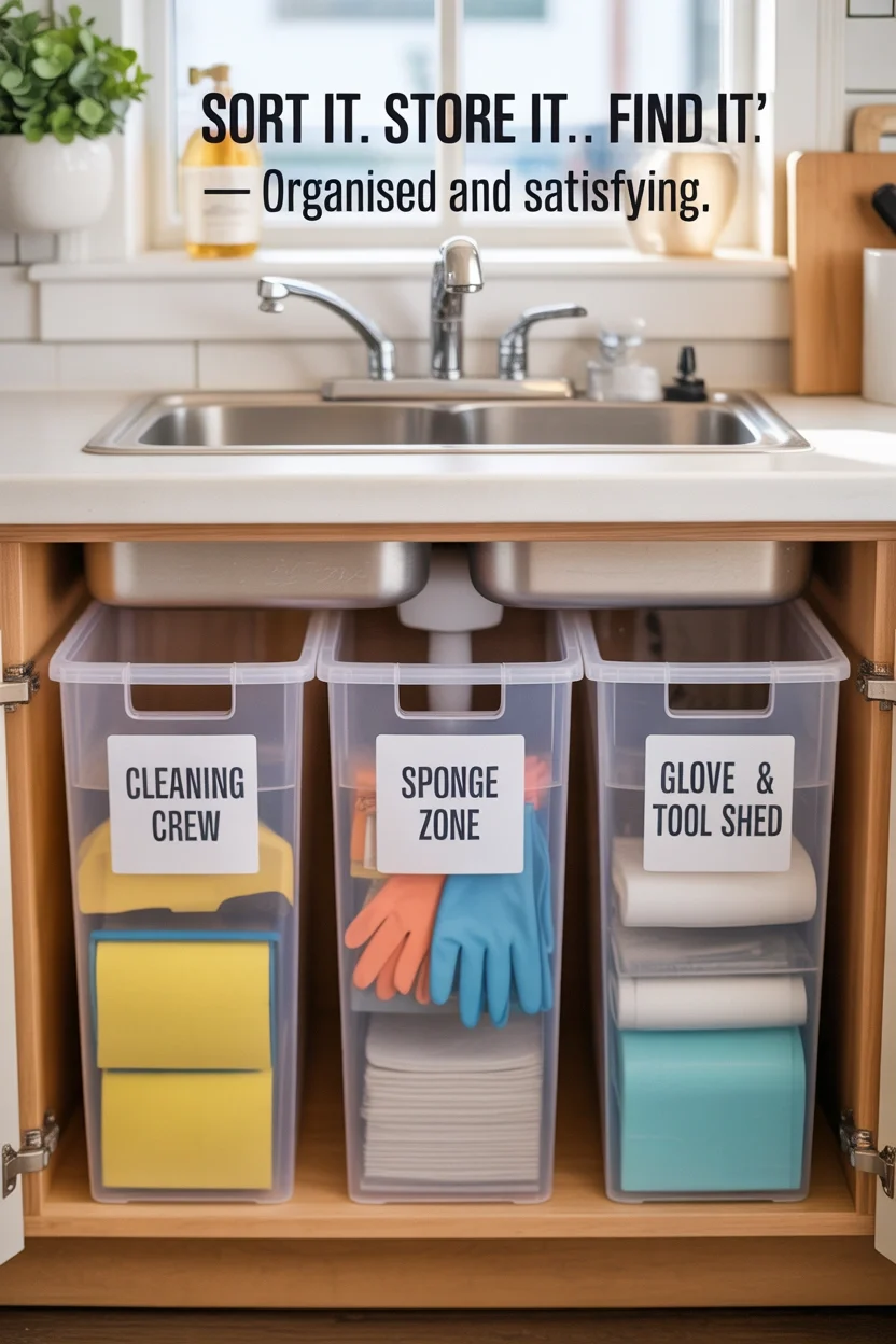 Clear Bins for Grouping