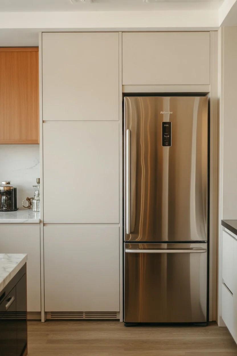 Counter Depth Refrigerator small kitchen design ideas