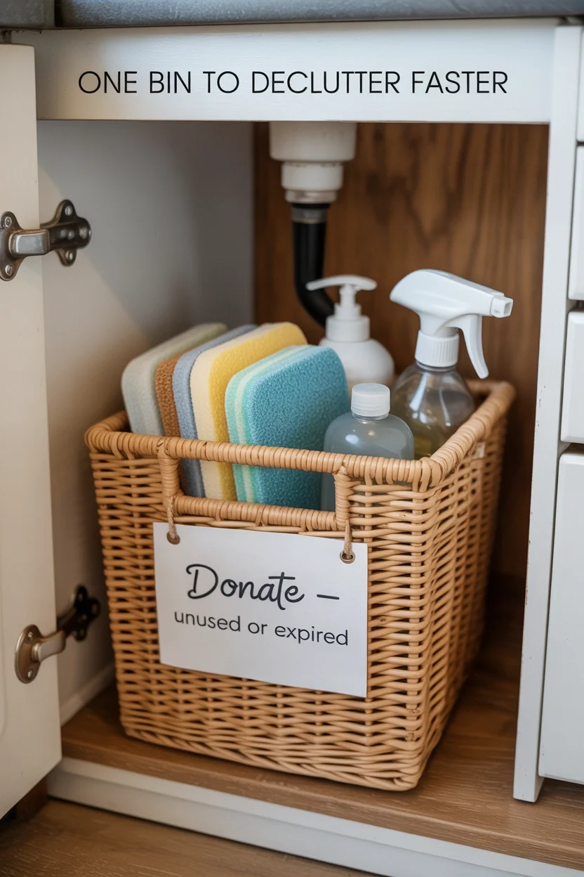 Donation Bin Under Sink