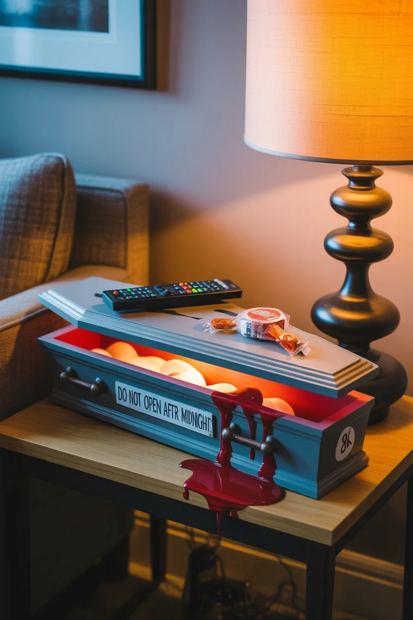 Dracula’s Coffin – Living Room Side Table