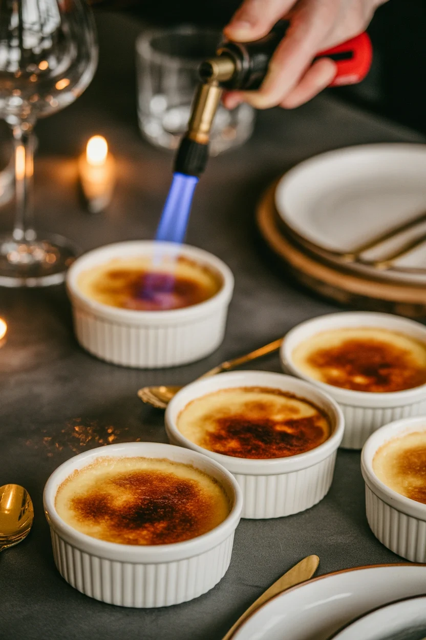 Eggnog Crème Brûlée