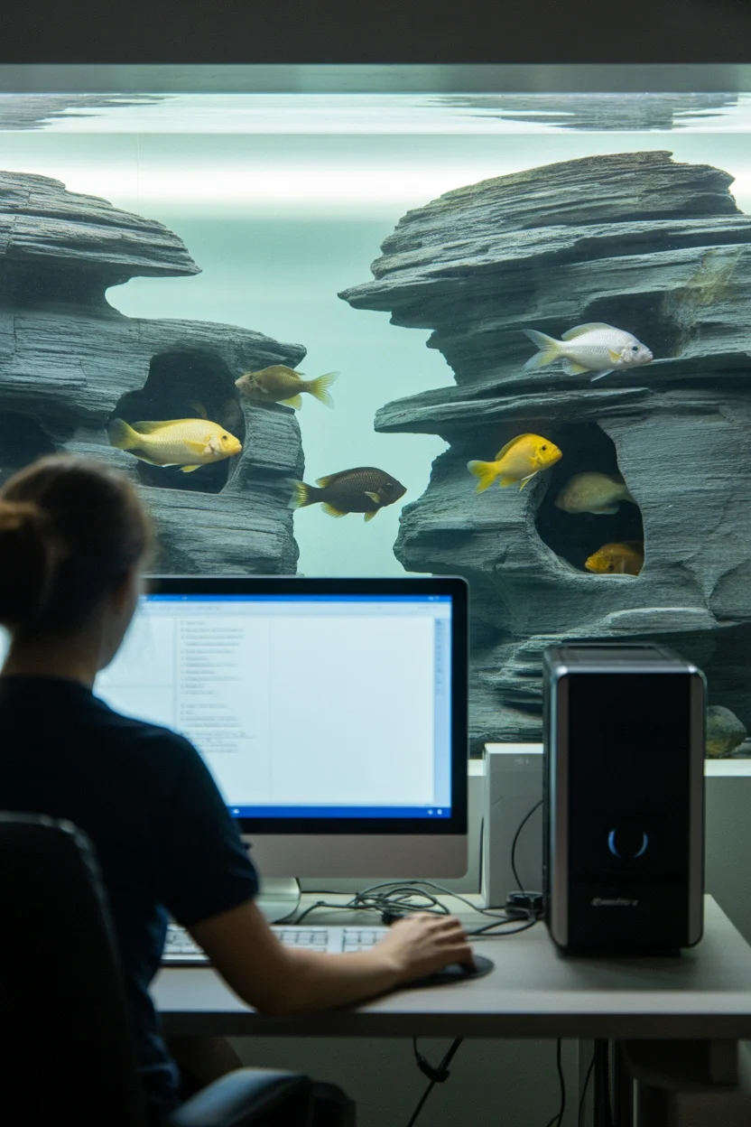 Home Office Rock Cave Sanctuary