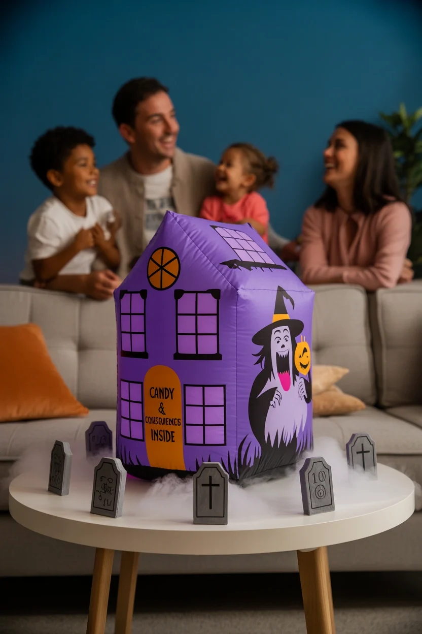 Inflatable Haunted House – Living Room Centerpiece
