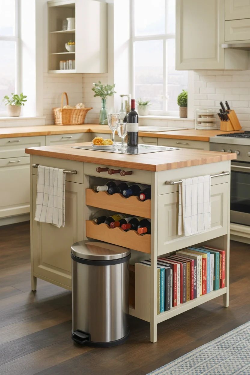 Kitchen Islands with Storage small kitchen design ideas