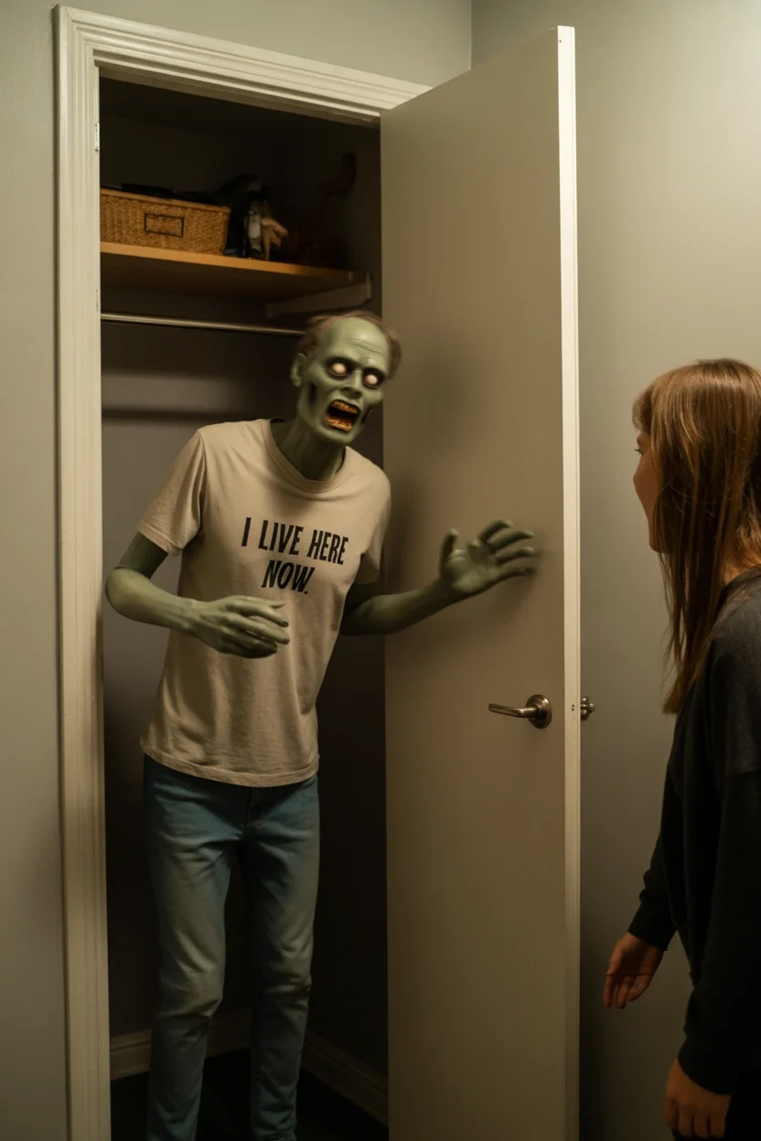 Life Size Animated Zombies – Closet Jump Scare