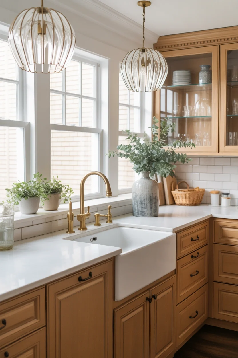 Matching Metal Finishes small kitchen design ideas