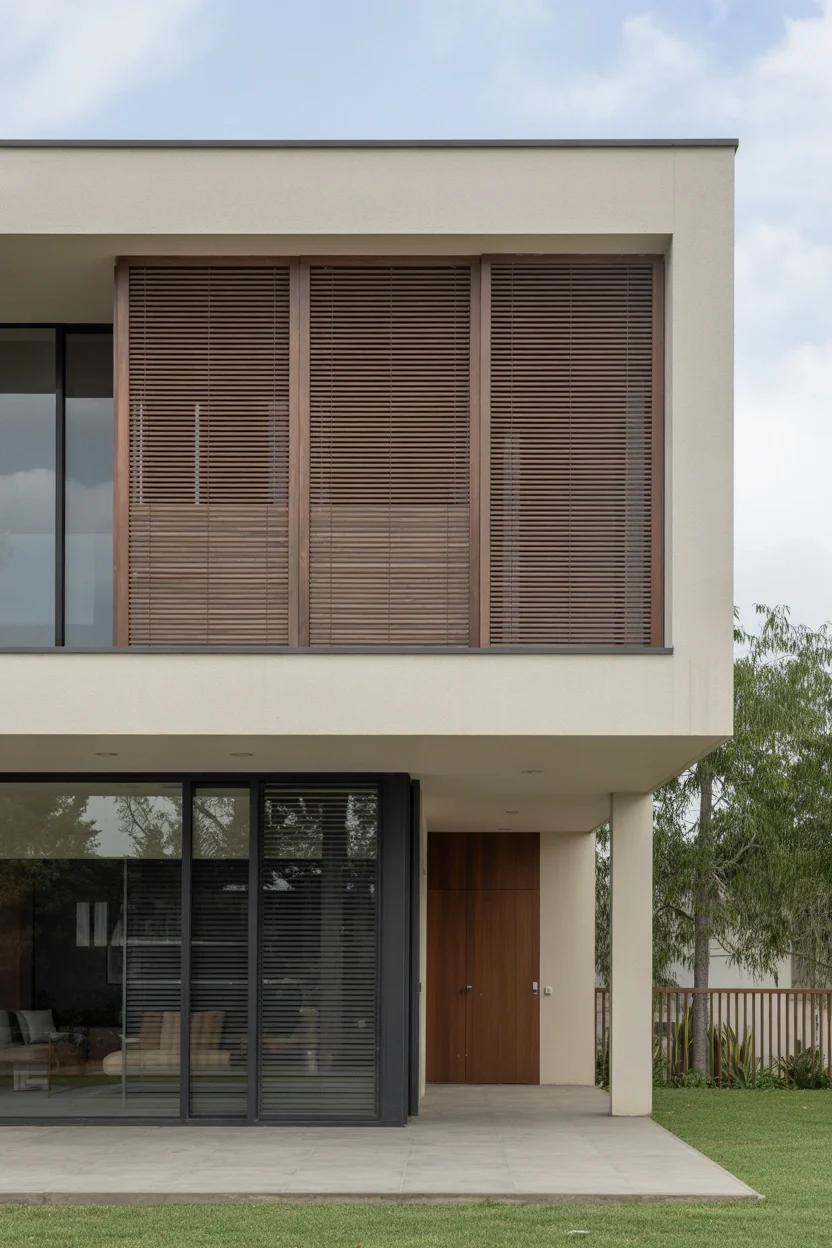 Modern Composite Exterior Blinds