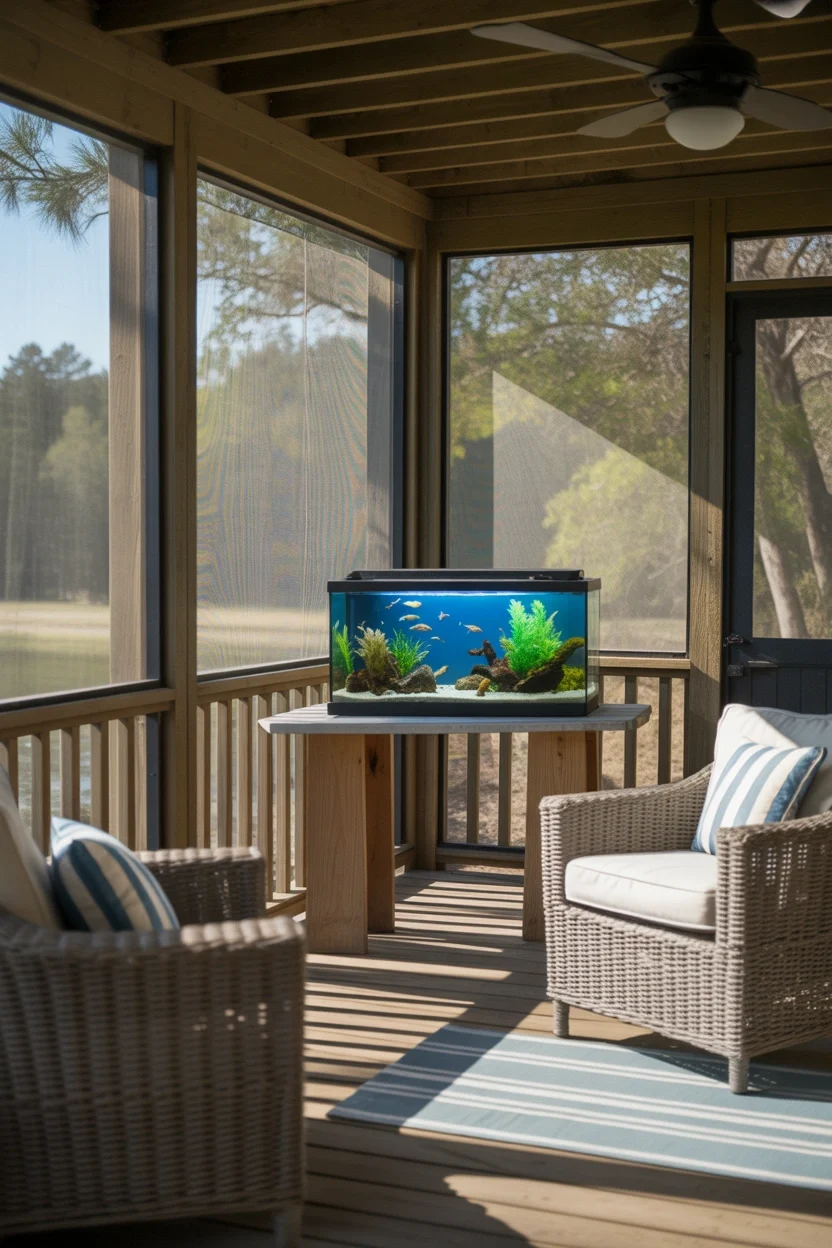 Screened Porch Seasonal Paradise