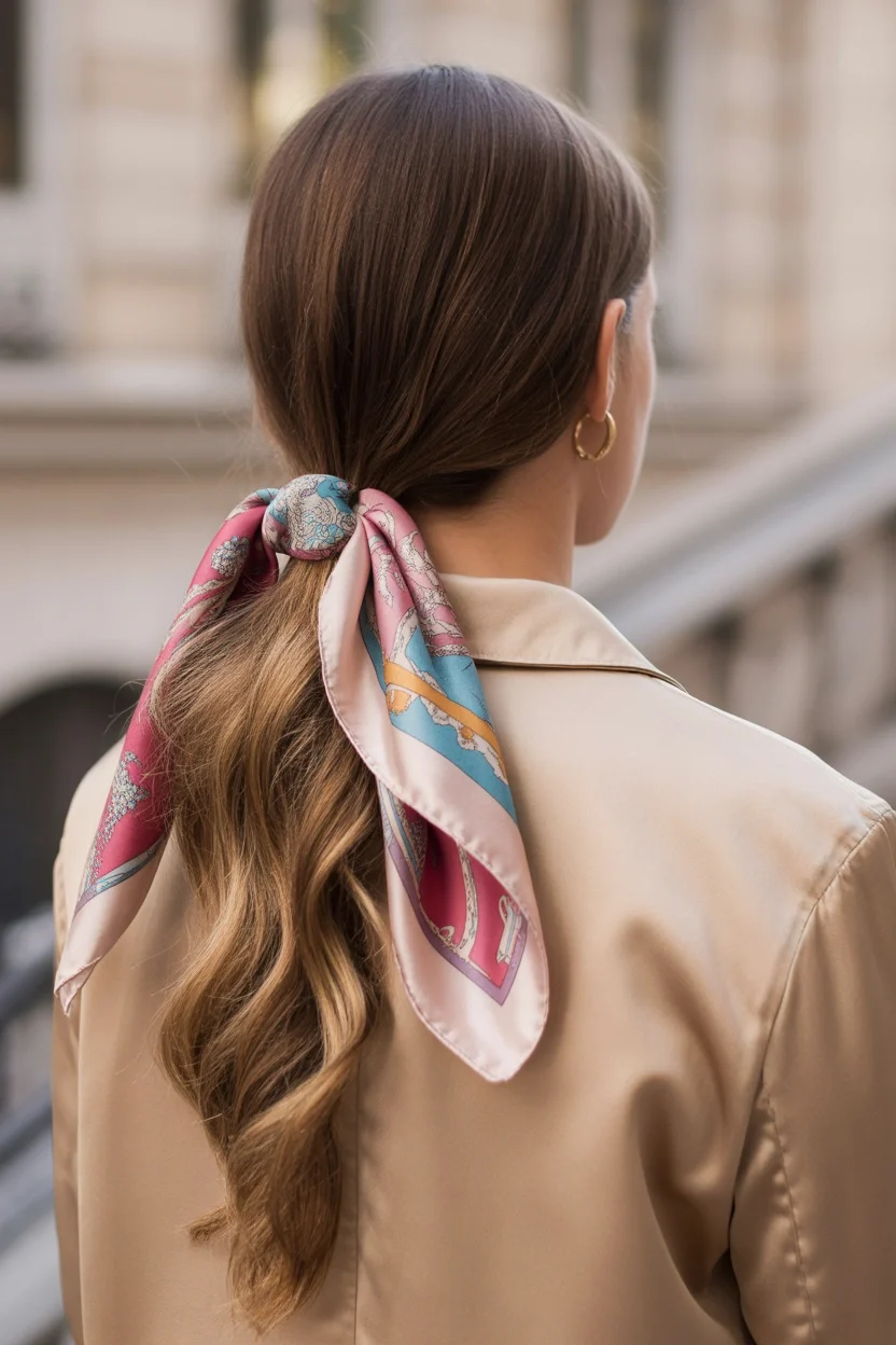 Silk Scarf Styling
