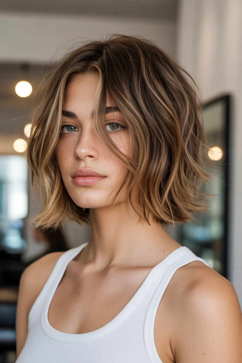 Textured Lob Styling