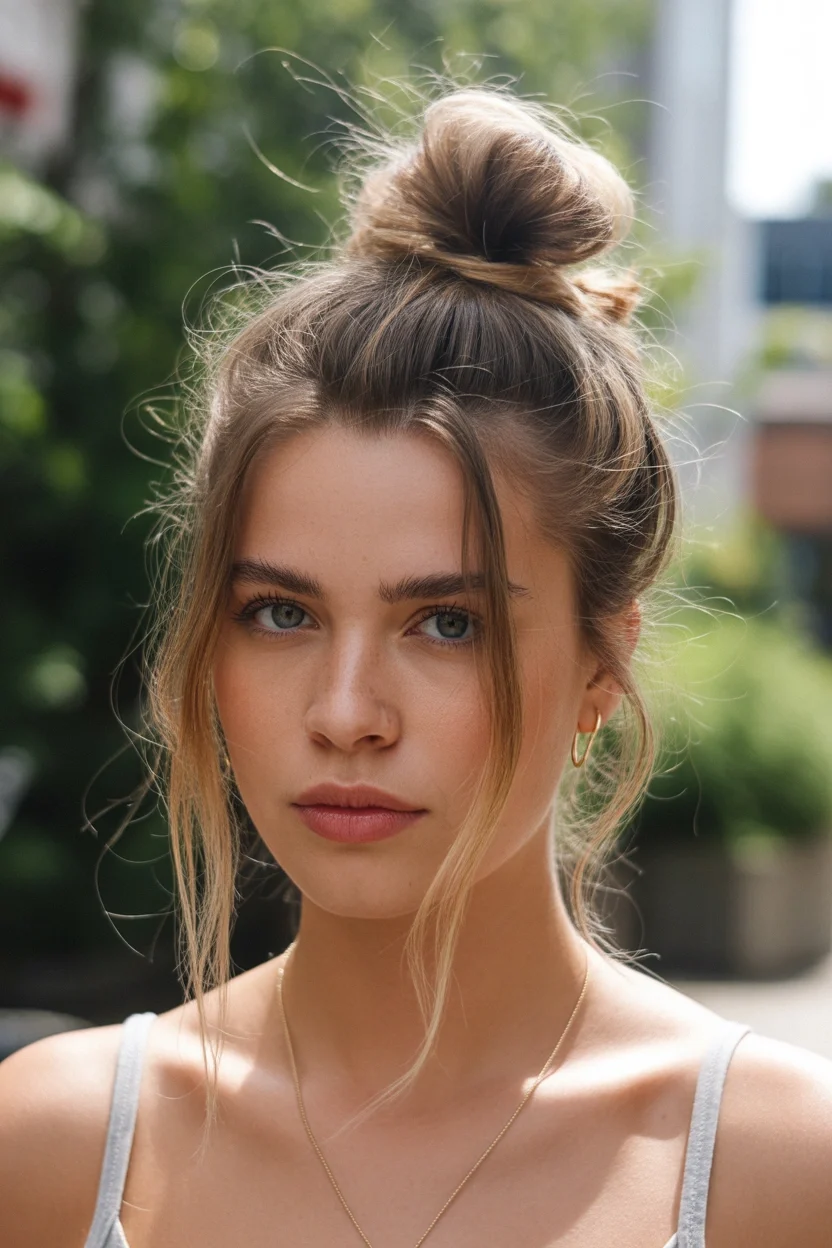 The Messy Top Knot