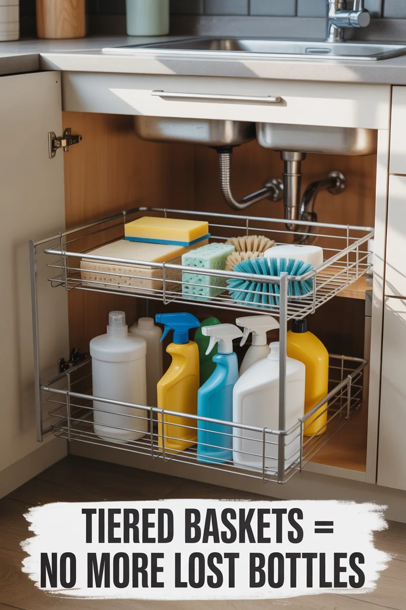 Tiered Pull Out Baskets