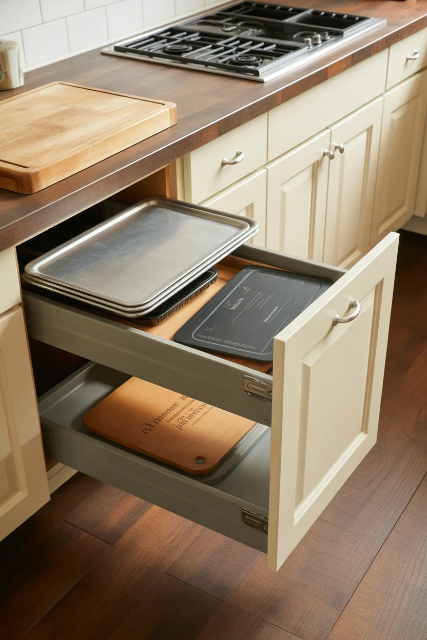 Toe Kick Drawers small kitchen design ideas