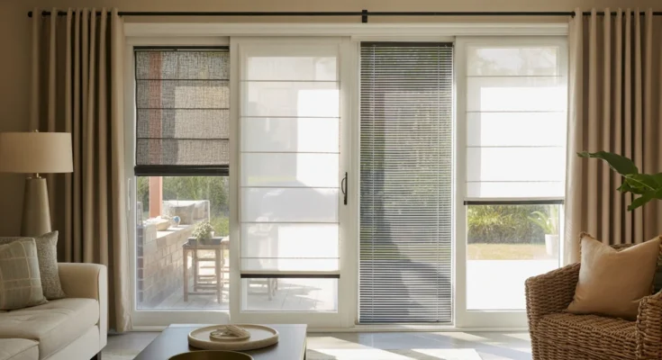 Top 30 Window Treatment Ideas for Sliding Doors 1 Top 30 Window Treatment Ideas for Sliding Doors