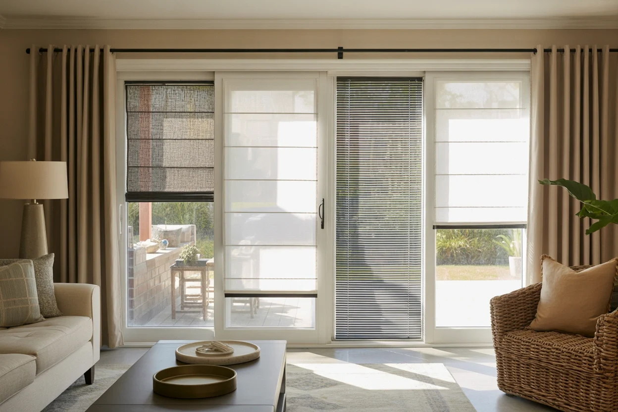 Top 30 Window Treatment Ideas for Sliding Doors