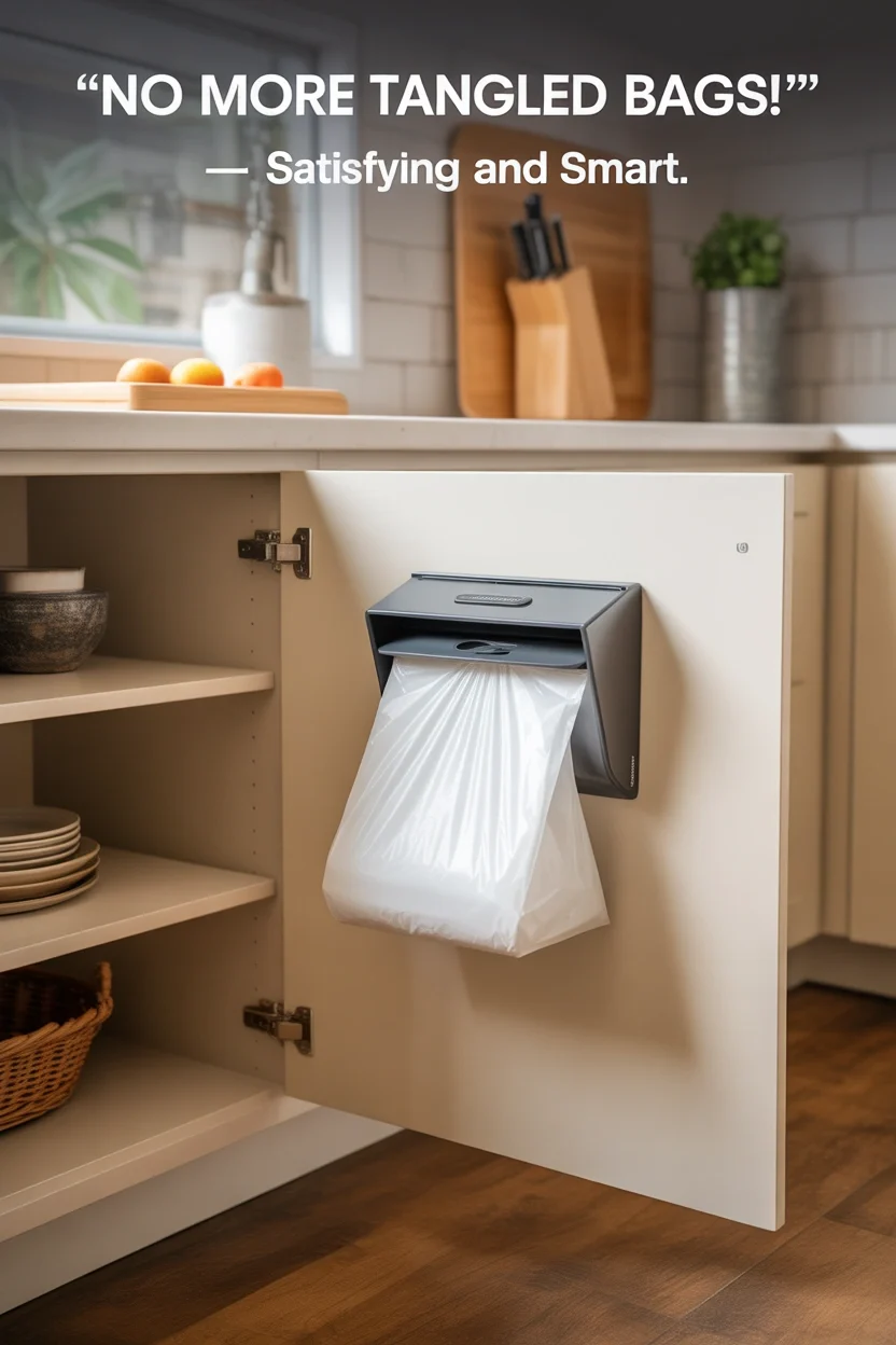 Trash Bag Wall Dispenser