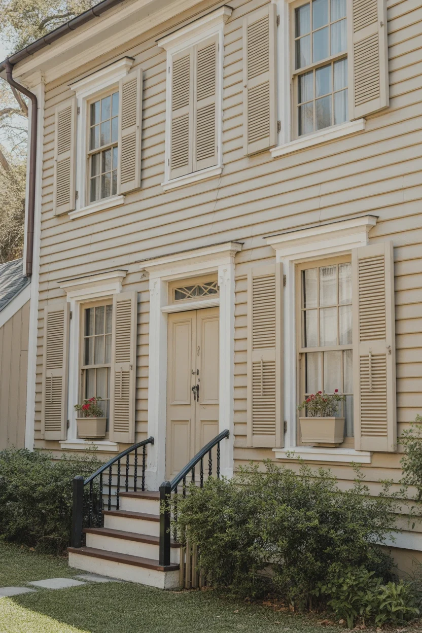 Vintage Style Exterior Shutters
